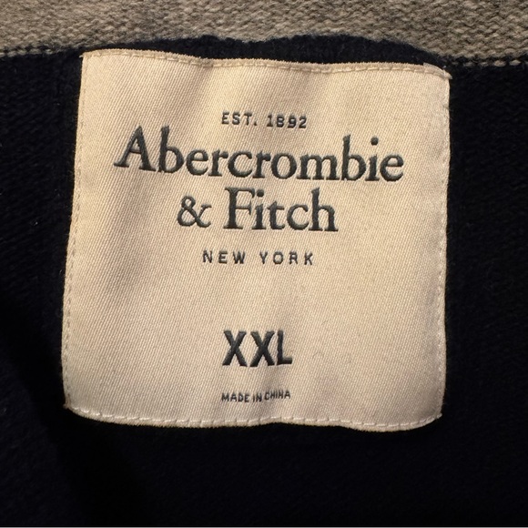 Abercrombie and Fitch Vintage Y2K Style Striped Button Cardigan Size XXL Preppy - Picture 4 of 9